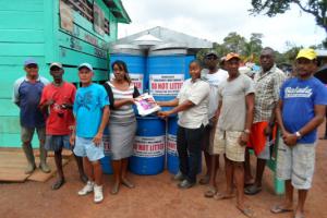 garbage bins distribution