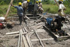 Searching for Gas and Coal, Bendorff, East Bank, Essequibo