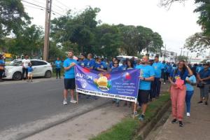 The Guyana Geology and Mines Commission proudly joined the Autism Awareness walk